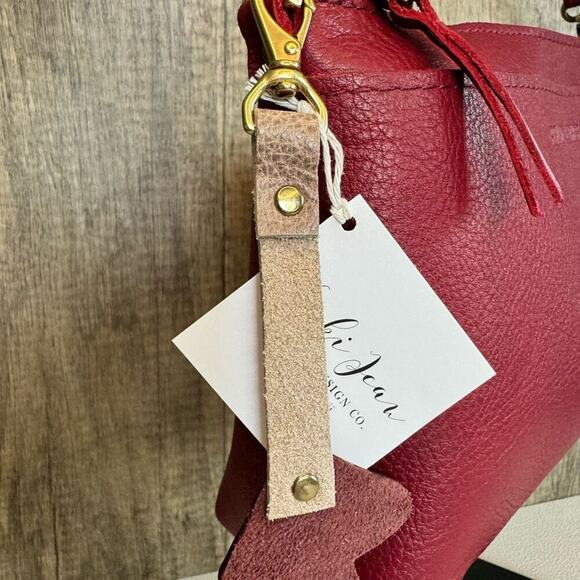 Mushroom Leather Bag Charm Leather Purse Keychain NEW FAST SHIP - Picture 6 of 8